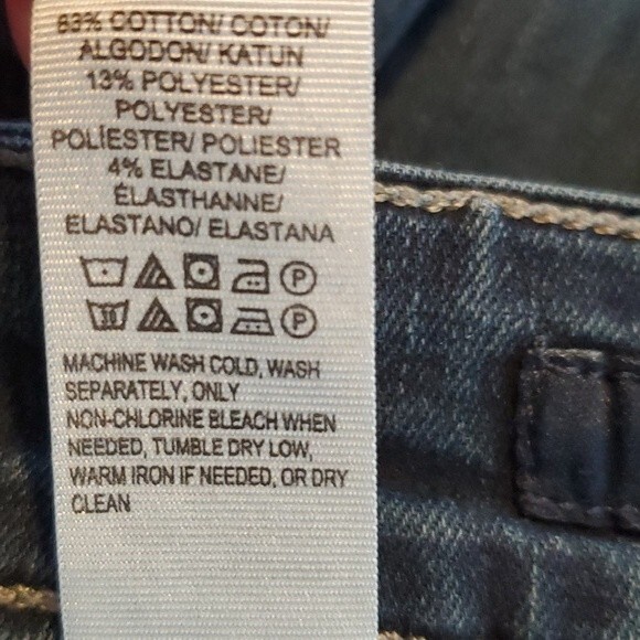 LUCKY AVA SKINNY SIZE 10 DARK WASH STRETCH HIGH RISE - Picture 9 of 11